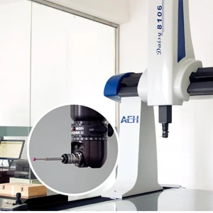 Coordinate Measuring Machine (CMM) for checking precision, accuracy, and conformity of castings