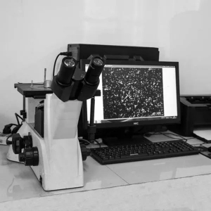 Metallurgical microscope for microstructure analysis of castings
