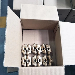 Carton package for brass parts