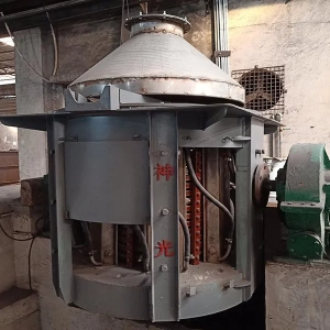 Medium frequency furnace for metal melting