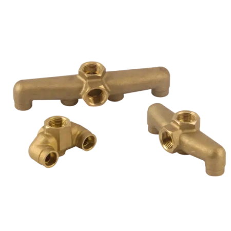 2 or 3 or 4 ways connector brass joints