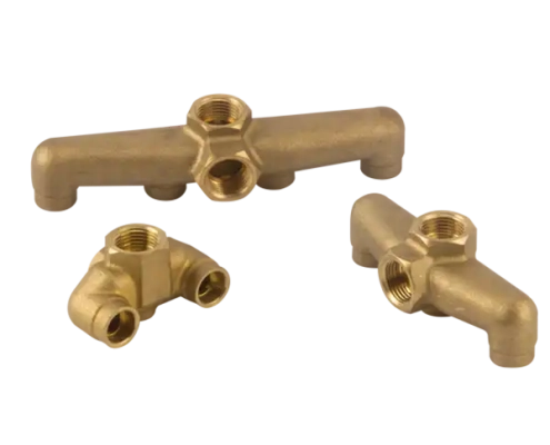 2 or 3 or 4 ways connector brass joints