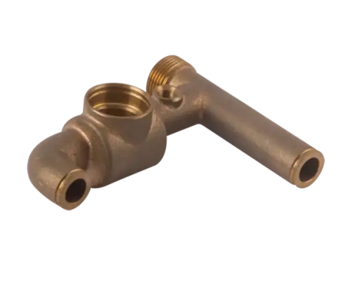 Válvula 4 peças de bronze de tubo de bronze