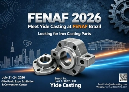 FENAF-Brazil 2026-Yide Casting iron casting factory